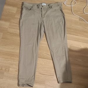 Khaki jeans